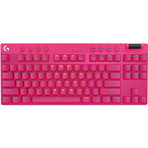 Logitech PRO X TKL, US, roosa - Juhtmevaba klaviatuur