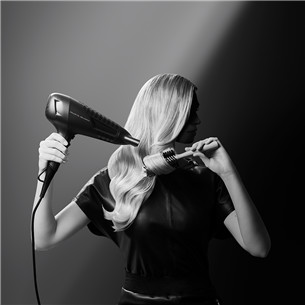 Rowenta x KARL LAGERFELD Studio Dry, 2100 Вт, черный - Фен