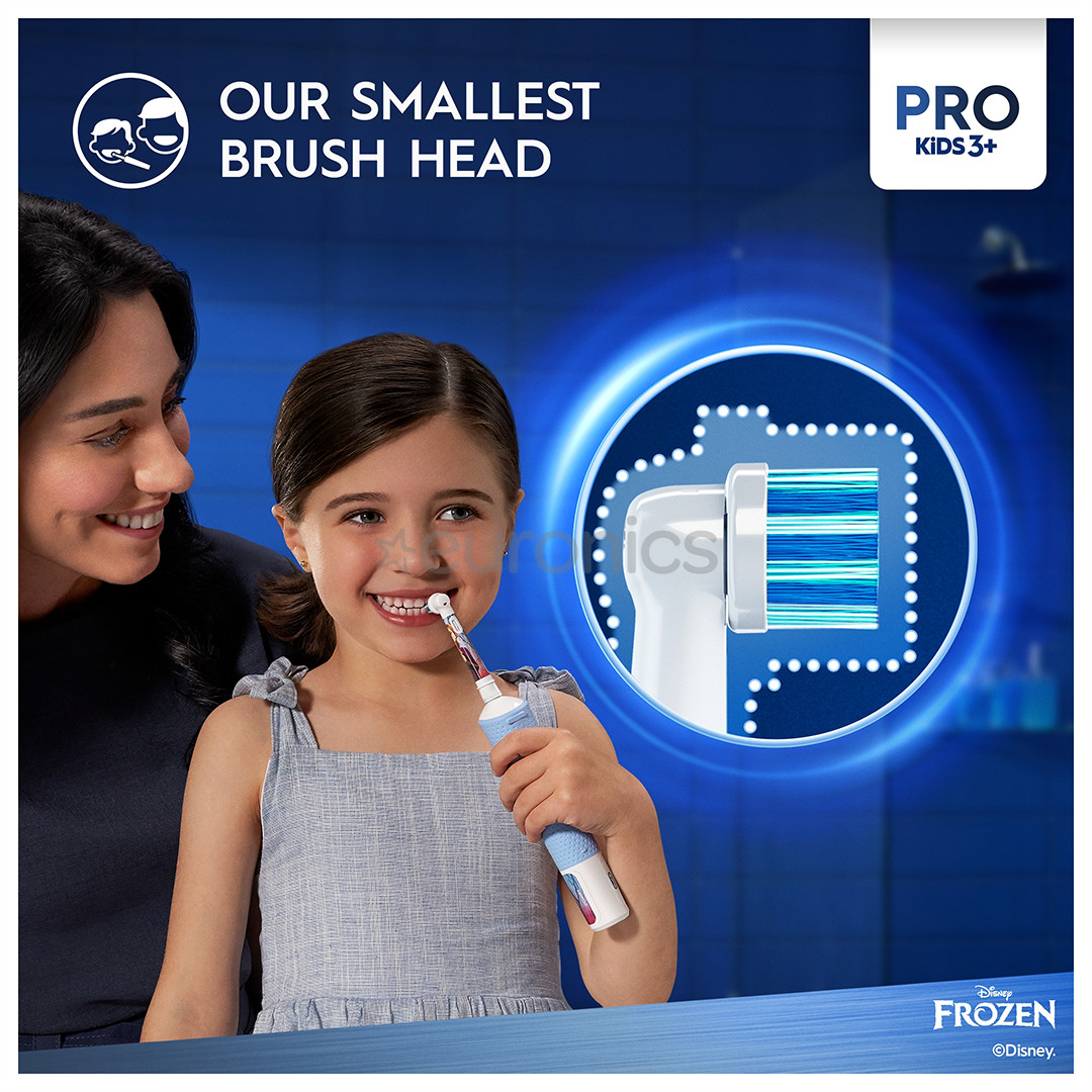 Braun Oral-B Vitality PRO Kids, Frozen - Электрическая зубная щетка + дорожный футляр