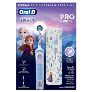 Braun Oral-B Vitality PRO Kids, Frozen - Elektriline hambahari + vutlar