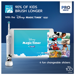 Braun Oral-B Vitality PRO Kids, Frozen - Elektriline hambahari + vutlar