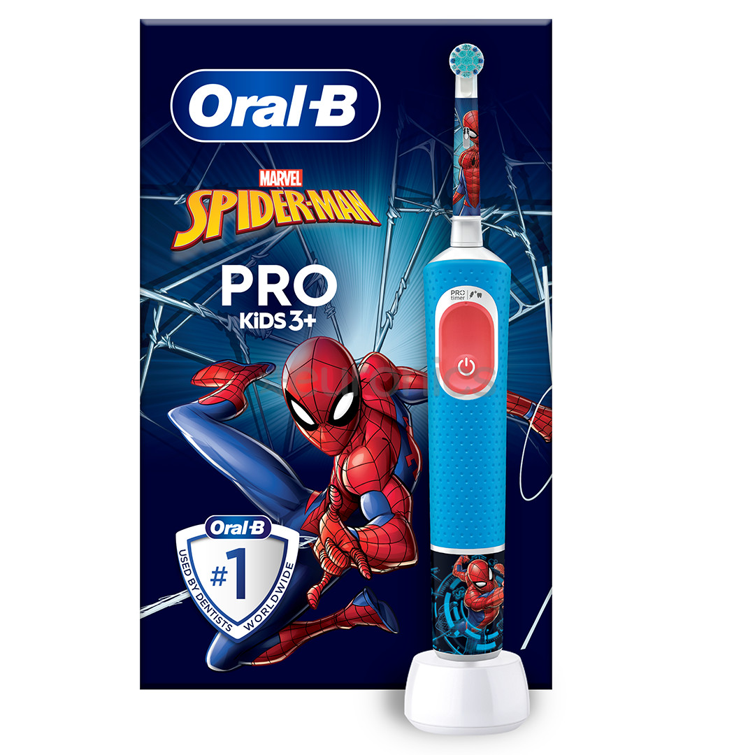 Braun Oral-B Vitality PRO Kids, Spiderman - Electric toothbrush