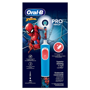 Braun Oral-B Vitality PRO Kids, Spiderman - Elektriline hambahari