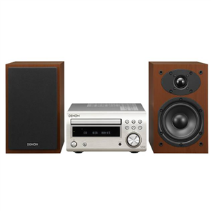 Denon M41 Ressiiver, SC-M41 Kõlarid, hõbe/pruun - Muusikakeskus RCDM41SPE2+SCM41CWEM