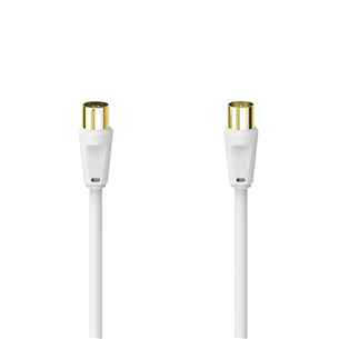 Hama Antenna Cable, 100 dB, kullatud, 1,5 m, valge - Kaabel 00305066