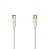 Hama Antenna Cable, 100 dB, kullatud, 1,5 m, valge - Kaabel