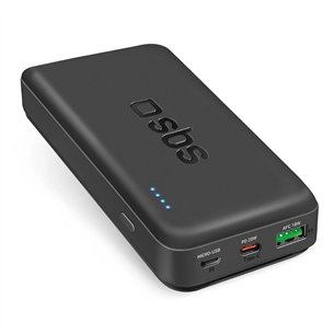 SBS Multi-port, 20 W, 20 000 mAh, must - Akupank