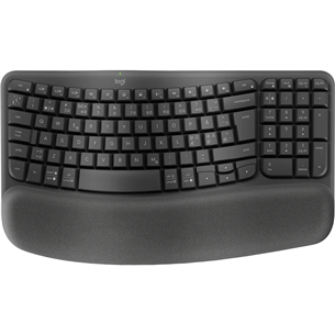 Logitech Wave Keys, SWE, must - Juhtmevaba klaviatuur