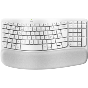 Logitech Wave Keys, SWE, white - Wireless keyboard