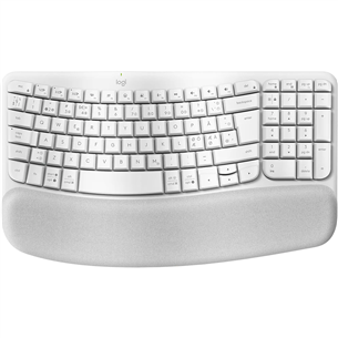 Logitech Wave Keys, SWE, valge - Juhtmevaba klaviatuur