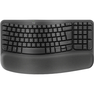 Logitech Wave Keys, US, black - Wireless keyboard
