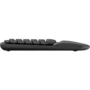 Logitech Wave Keys, US, black - Wireless keyboard