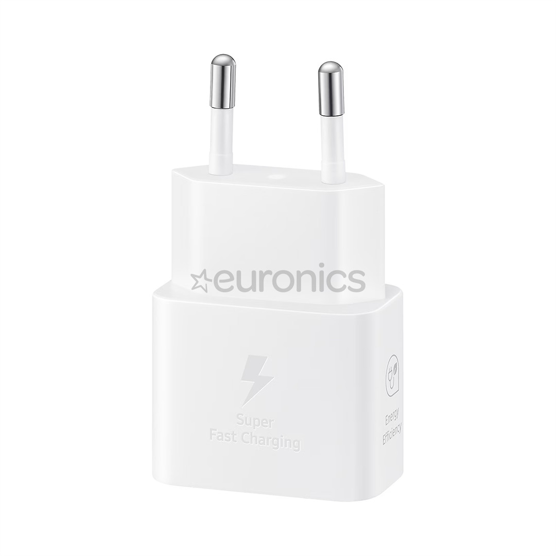Samsung, USB-C, 25 W, valge - Vooluadapter