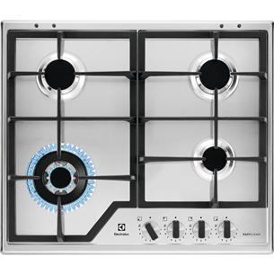 Electrolux, width 60 cm, stainless steel - Built-in gas hob
