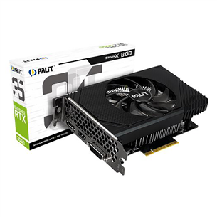 PALIT NVIDIA GeForce RTX 3050, 8 ГБ, 128 бит - Графическая карта