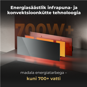 Aeno, 700+ W, hall - Premium Eco Smart kütteseade