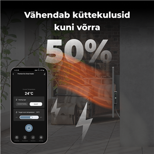 Aeno, 700+ Вт, серый - Обогреватель Premium Eco Smart