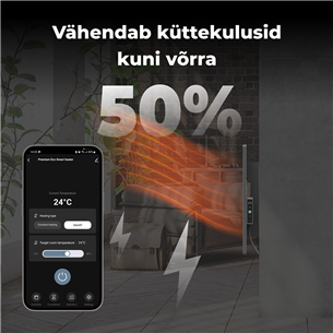 Aeno, 700+ W, hall - Premium Eco Smart kütteseade