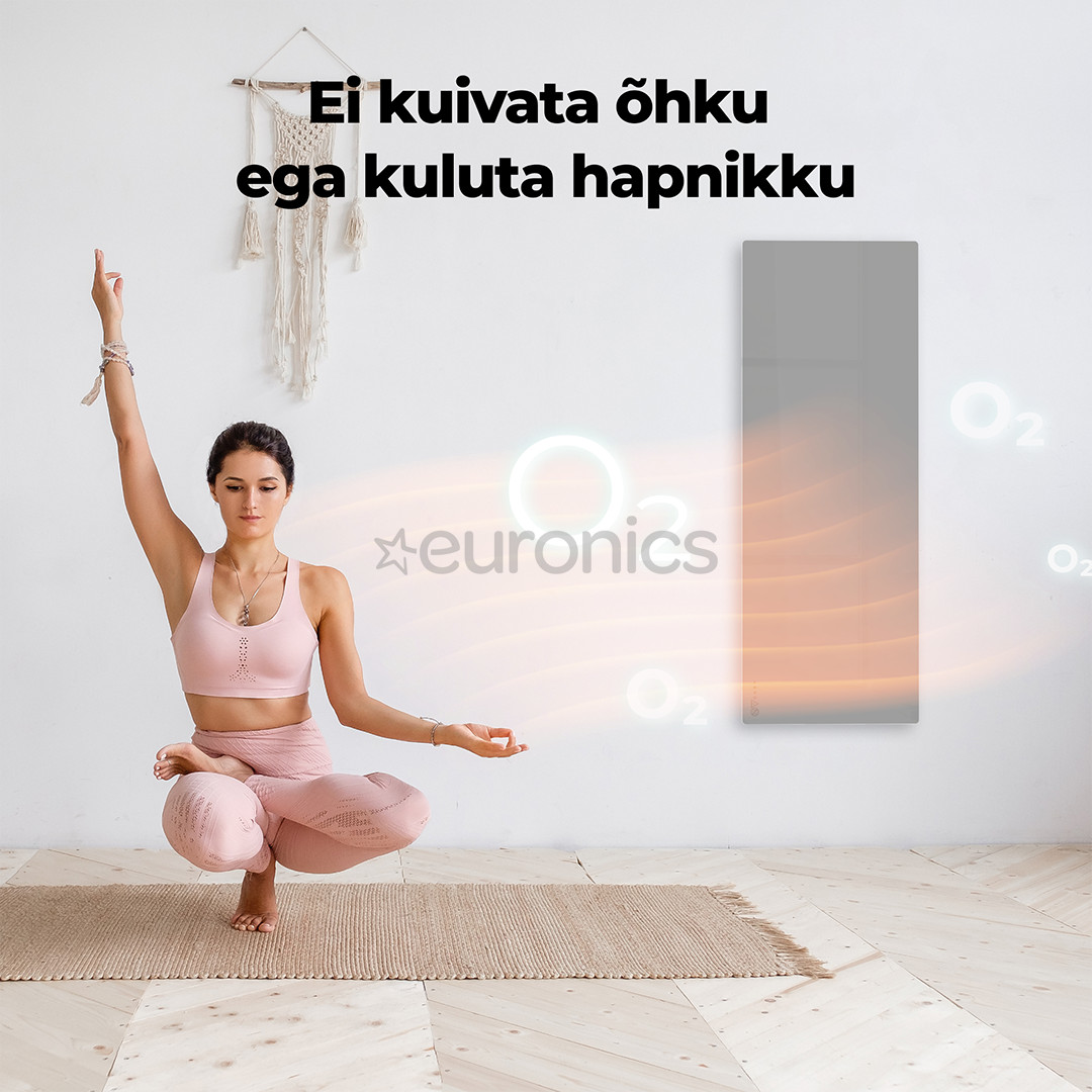 Aeno, 700+ W, grey - Premium Eco Smart heater