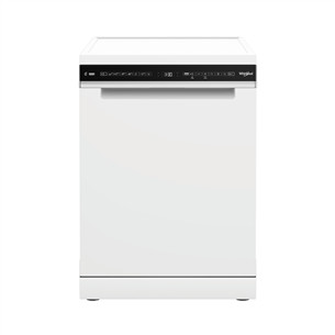 Whirlpool, 15 place settings, width 60 cm, white - Free standing dishwasher W7FHS51