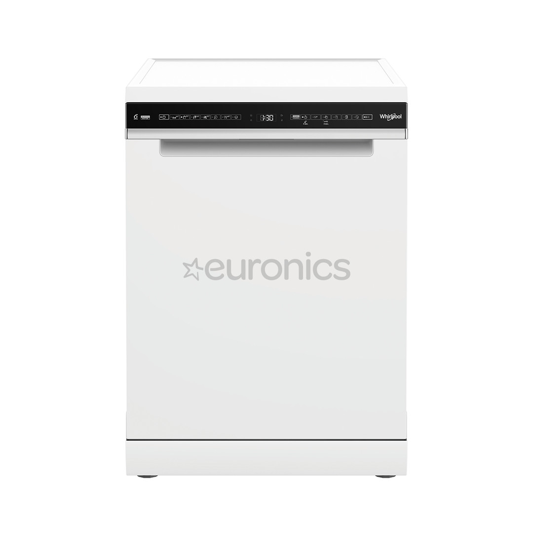 Whirlpool, 15 комплектов посуды, ширина 60 см, белый - Отдельностоящая посудомоечная машина