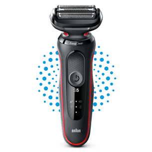 Braun Series 5, Wet & Dry, black/red - Shaver