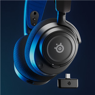 SteelSeries Arctis Nova 7P Wireless, PlayStation 5, черный - Беспроводная гарнитура