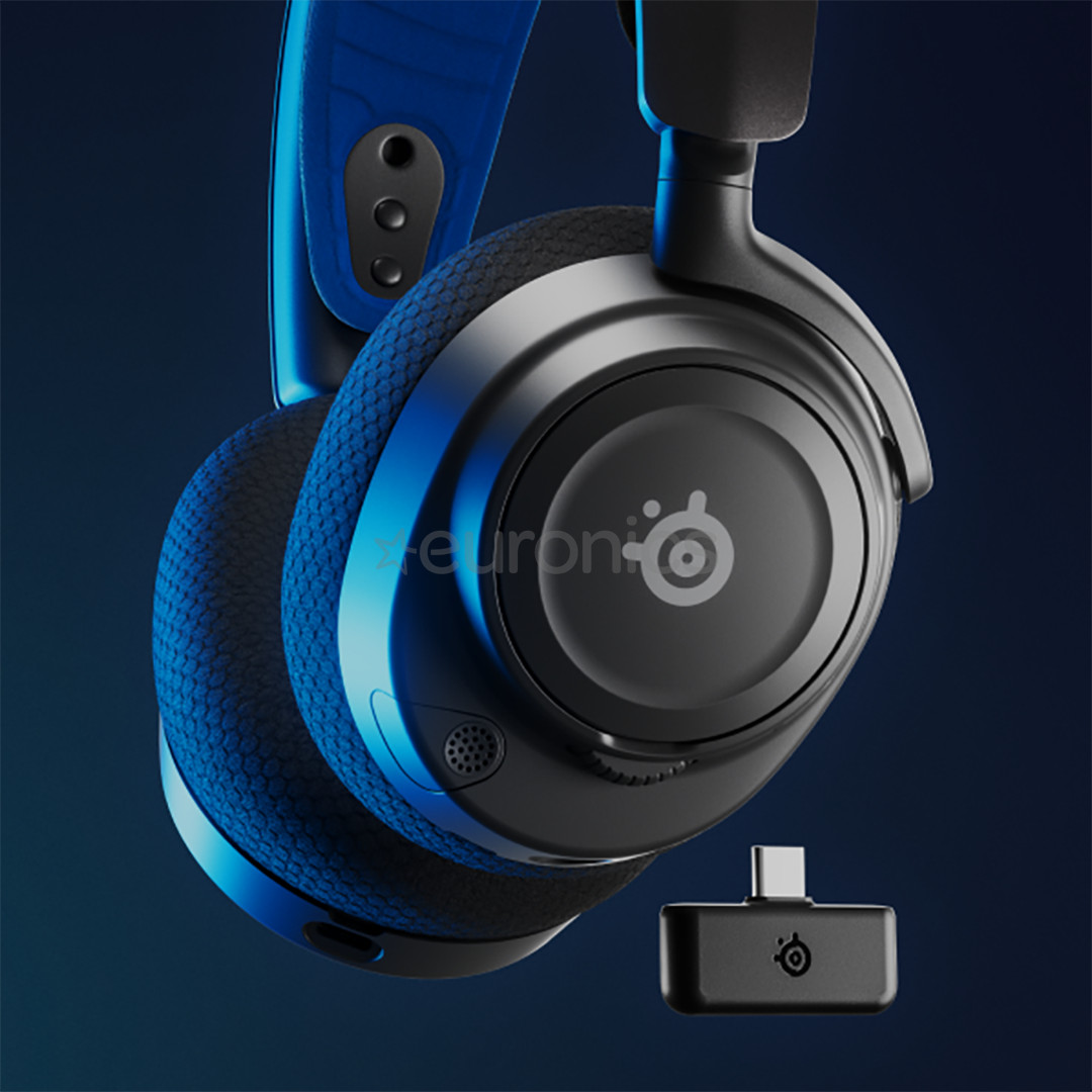 SteelSeries Arctis Nova 7P Wireless, PlayStation 5, черный - Беспроводная гарнитура