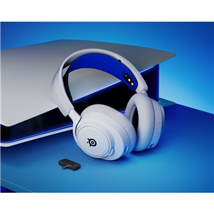 SteelSeries Arctis Nova 7P Wireless, PlayStation 5, white - Wireless headset