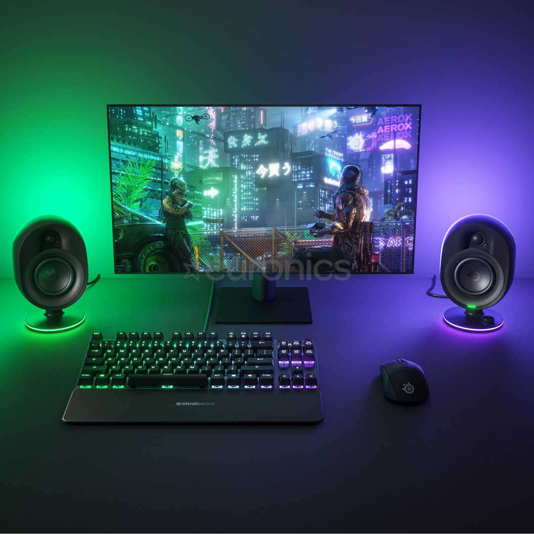 SteelSeries Arena 7, 2.1, черный - Компьютерные колонки