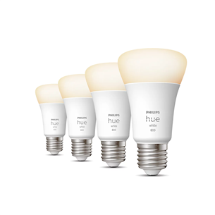 Philips Hue White, E27, valge, 4 tk - Nutivalgusti