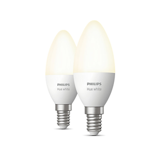 Philips Hue White, E14, soft warm, 2 pcs - Smart light 929003021102