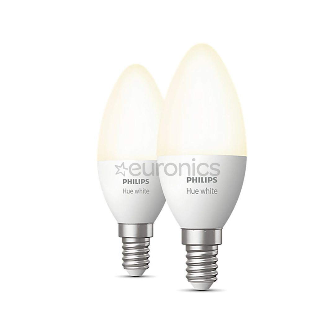 Philips Hue White, E14, pehme valge, 2 tk - Nutivalgusti