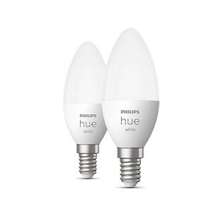 Philips Hue White, E14, мягкий белый, 2 шт. - Умные лампы