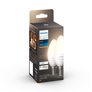 Philips Hue White, E14, pehme valge, 2 tk - Nutivalgusti