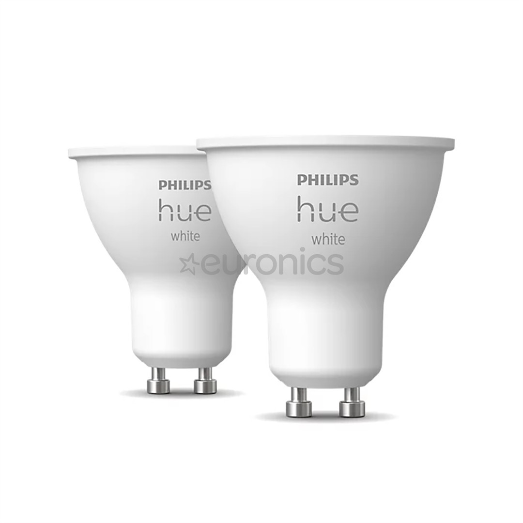 Philips Hue White, GU10, pehme valge, 2 tk - Nutivalgusti