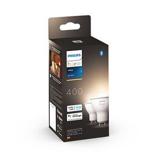 Philips Hue White, GU10, soft warm, 2 pcs - Smart light