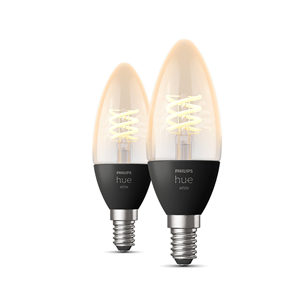 Philips Hue White, E14, мягкий белый, с нитью накаливания, 2 шт. - Умные лампы