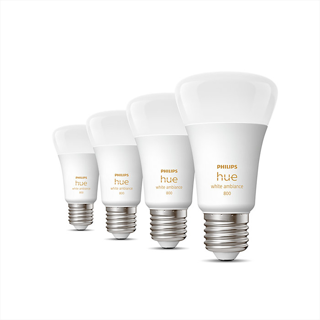 Philips Hue White Ambiance 800, E27, white, 4 pcs - Smart light