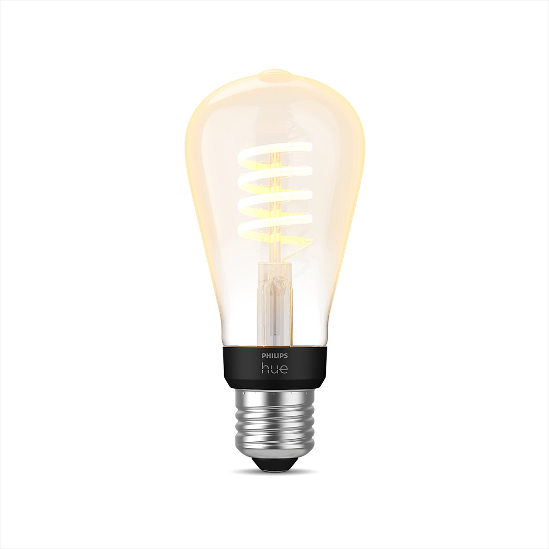 Philips Hue White Ambiance, E27, с нитью накаливания, белый - Умная лампа