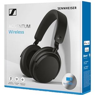 Sennheiser ACCENTUM Wireless, шумоподавление, черный - Полноразмерные беспроводные наушники