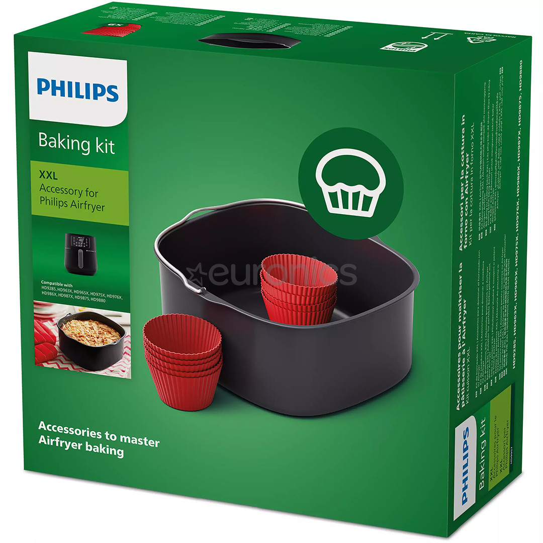 Philips XXL, 2,5 L, Air fryer lisatarvik - Küpsetamiskomplekt