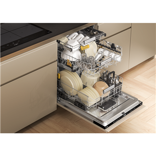 Whirlpool, 14 place settings, width 60 cm - Built-in dishwasher