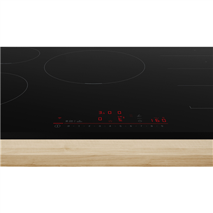 Bosch Series 6, width 80 cm, frameless, black - Built-in induction hob