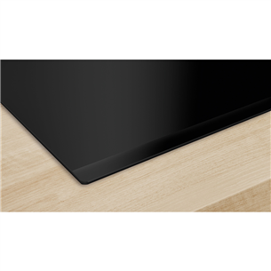 Bosch Series 6, width 80 cm, frameless, black - Built-in induction hob