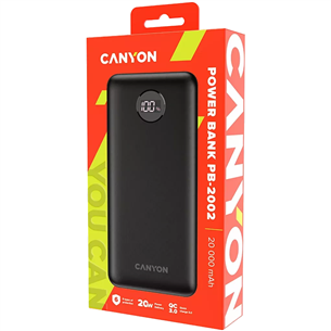 Canyon PB-2002, 20000 mAh, must - Akupank