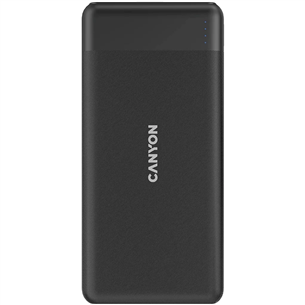 Canyon PB-1009, 10000 mAh, must - Akupank CNE-CPB1009B