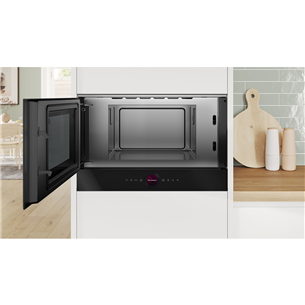 Bosch, Series 8, black - Built-in microwave oven