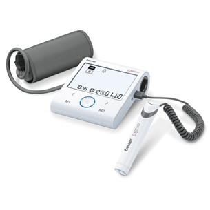 Beurer, white - Blood pressure monitor with ECG function