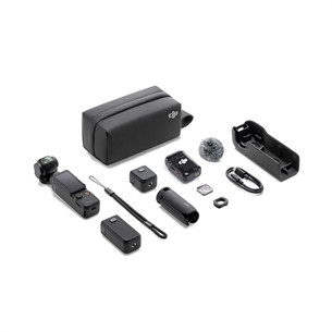 DJI Osmo Pocket 3 Creator Combo, käsistatiiv, must - Kaamera